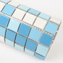 모네스페스 자기질 모자이크 타일, 화이트스카이믹스유광, 1장