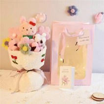 폼폼푸린 인형꽃다발 발렌타인데이 쿠로미 선물 3월14일 꽃다발 재롱잔치 생일 기념일 화이트데이 2월14일, H