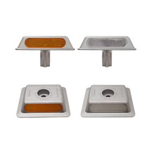 도로표지병 스마트표지병 중앙선 차도 반사등 도로 경계 바닥등, 스마트표지병 황백 양면