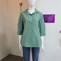 올리비아하슬러 DP01 바스락 카라 블라우스 OHBMBL901