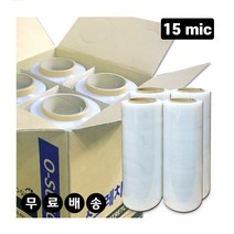 오성 스트레치필름15mic(4EA) 350M 공업용랩 포장랩