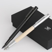 홍디안 만년필 포레스트 선물용 고급 명품 입문용 펜 이니셜 각인 선물, EF, 화이트