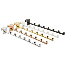 각15X30 수평 7볼행거벽선반 매장 정리진열수납 후크, 화이트_7볼Y