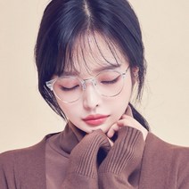 멜라크메 남자 여자 국산 라운드 메탈 하금테 뿔테 투명 안경테