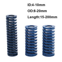 압축스프링 1Pcs 푸른 빛로드 나선형 스탬핑 봄 압축 금형 OD8-20mm ID4-10mm, 10 60mm_05 OD16 x ID8 mm