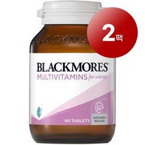 Blackmores 블랙모어스 호주산 직송 여성용 멀티비타민 90정 필수 비타민 미네랄 보충 1팩, 2팩