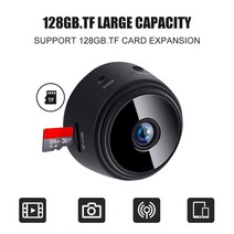 wifi a9 hd 1080p 무선 웹캠 미니 웹캠은 라이브 화상 통화 회 작업 위해 수동으로 360°회전된 카메라일 수 있습니다., 검은색 카메라만, 협력사