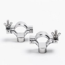 304 스테인레스 스틸 튜빙 행거 파이프 홀더 클램프 암나사 홈브류, CHINA, 2PCS 1.5 inch