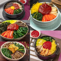 임산부 당뇨 임당 식단 도시락 다이어트 전주비빔밥 4팩, 옵션2 4종4팩, 4개