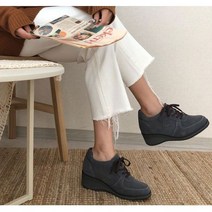 티투알 T2R 8cm키높이 스웨이드 스니커즈 댄서 W193 블랙 브라운