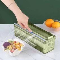 랩커터 식당 가게 탁상 컷팅기 비닐 커팅 기계 배달, 커팅박스 + 비닐랩 30cmx300m 1