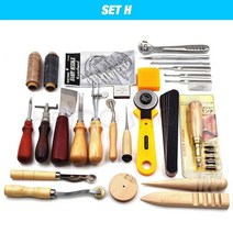 두드카빙 우드카빙키트 카빙 나이프 칼 초보자키트 leathercraft 도구 세트 키트 소나무 나무 leathercraft 핸드 스티칭 클램프 가죽 펀칭 조각 안장 그루버 도구 보, 시간을 설정