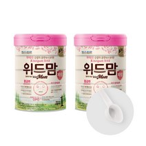 위드맘 제왕 리뉴얼 1단계 2캔 + 20ml 스푼 2개 황금변 유산균 파스퇴르 아기분유, 1세트