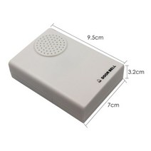 DC 12V 유선 초인종 와이어 액세스 제어 와이어 도어 벨 외부 유선 초인종 시끄러운 딩-동 벨소리, b12-a