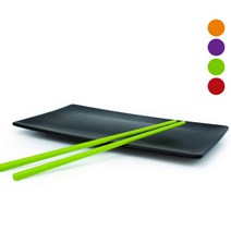 국산제품 실리콘 젓가락 일반 가정용 젓가락, 레드