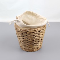 다용도 광목파우치 S 라탄가방 안감