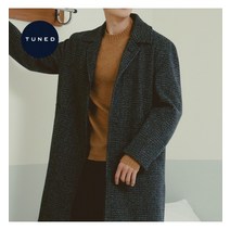 티아이포맨 남성용 글렌체크 맥코트 M208MCT765M
