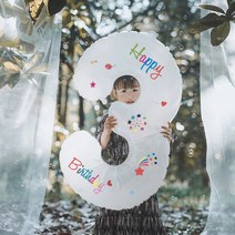 40 인치 화이트 숫자 풍선 데이지 호일 웨딩 크리스마스 베이비 샤워 생일 홈 장식 기념일 파티 공급, 07 3_02 40 인치