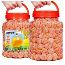 리우씨앤씨 설탕 묻힌 쫀득한 금귤 말랭이 500g x 2통 건과일 간식포장은변경될수있음, 2개