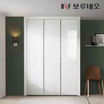 보루네오 10cm 샤인 여닫이 작은방 붙박이장 5자 6자 7자, 그레이 10cm