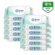 깨끗한나라 물티슈 FRESH 캡형 80매 10팩