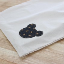 엄마표 아기옷 가방제작용 곰돌이 얼굴모양 와펜 5개 뜨개공방 선생님 주부, 블루