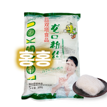 홍홍 중국식품 용구분사 200g 녹두 실당면 펀쓰 중국당면, 1개, 198g