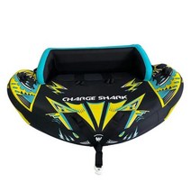 3 인용 공기 주입식 워터 서핑 소파 내구성 편리하고 견딜 수 있는 모터보트 서핑 보트 스키 워터 플레이 장비 호버크라프트, WHITE