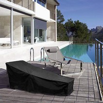 썬베드 보호 방수커버 비치의자 선베드덮개, 상세 참조