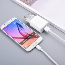 Realme-10W 충전기 EU 플매트 카펫 러그 어댑터 용 5V 2A V15 X7 프로 Q2i C11 6i 100CM 마이크로 USB/타입, 05 충전r and C타입_01 WHITE