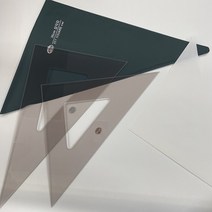 동아측기 제도용 ATOM 삼각자 (직각 삼각 한세트), 1개, 36cm