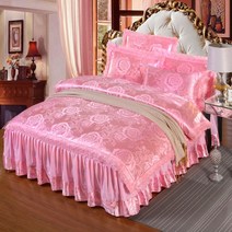 까는이불 예단이불 돌침대패드 라지킹패드 명품담요 전기장판 이케아겨울이불 극세사이불 홈쇼핑이불 발열이불 겨울이불 홈 섬유 침구 세트 자카드 레이스 이불 커버 침대 스커트 86