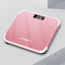 전자체중계 가정용 스마트 정확한 몸무게저울 오차없는체중계, 충전형 로즈골드