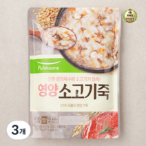 라이브잇 풀무원 영양 소고기죽, 45개, 450g