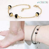 (CRICRI) 스와로브스키 크리스탈 제작 체인 팔찌 / 발찌 MU