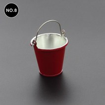 엔진 크레인 RC 자동차 장식용 차고 시리즈 장난감 제리 캔 버킷 배송 케이스 사다리 금속 삽 도구 TRX4 SCX10 WPL ZW 1/10 스케일, 08 N0.8