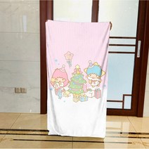 산리오 쿠로미 마이멜로디 쌍둥이 손수건 목욕타올 세면타올 비치타올, 70*140cm, 03