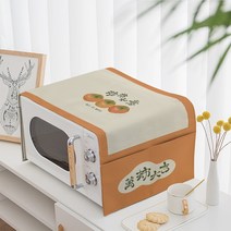 레트로전자레인지 무회전 소형 전자랜지 복고풍 과일 전자 레인지 커버 천 먼지 방수 자외선 차단제 오븐 타월, [05] 전자렌지 커버 타올-심플 레트로 후르츠 5, [01] 35x95cm 전자레인지/오븐방수