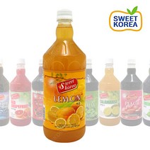 스위트코리아 레몬 1000ml X 12개(1박스) 액상음료 과일 원액