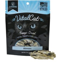 Vital Essentials Minnows 동결 건조 고양이 간식 0.5온스 백