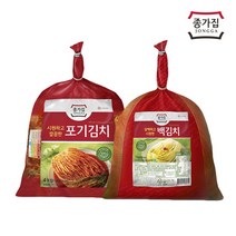 종가집 포기김치4kg 백김치3kg, 상세 설명 참조
