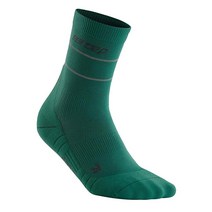 CEP 남성 반사형 미드컷 양말, V, Green