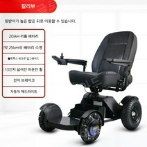 전동 휠체어 장애인 스쿠터 전동차 전기 노인 접이식, F