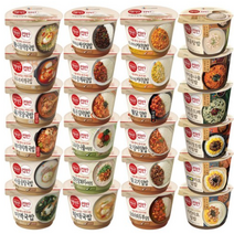 CJ햇반 컵반 24종 1세트(프리미엄6종+18종), 3세트