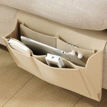 공간창조 침대 사이트포켓 쇼파 수납 걸이 베이지, 단품