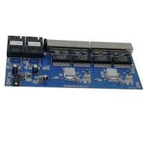 역방향 POE 스위치 10/100/1000M 기가비트 이더넷 광섬유 미디어 컨버터 보드 PCB Conersor De Fibra Optica 2G8E RPOE MC, 02 2B 1550nm