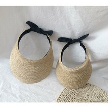 미소 세부선캡 유아여름모자 여성여름선캡 나들이패션 휴가코디 바캉스코디