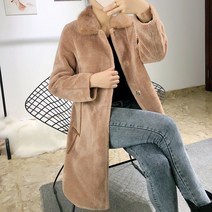 롱타입 밍크 2022년 하이닝 양벨벳 여성 미들 에코퍼코트