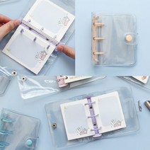 미니 다이어리 똑딱이커버 초등여아 링바인더메모수첩