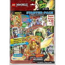 독일직구 그래서 Blue Ocean Lego Ninjago Trading Card 시리즈 6 